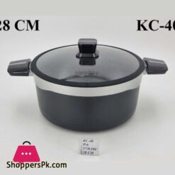 KC40 28cm Pot BlackSliver Alpenburg 6c