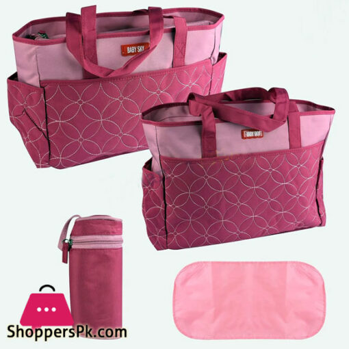 BABY SKY DIAPER BAG 4PCS