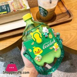 Creative Cola Cup Cute Children Students Drop proof Spray Water Cup High value Portable Summer Plastic Cup