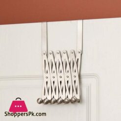 6 Hook Flexible Back Door Hanger Rack Bathroom Kitchen Organizer Hanger Hooks Home Storage Rack And Holder Clothes Organizer