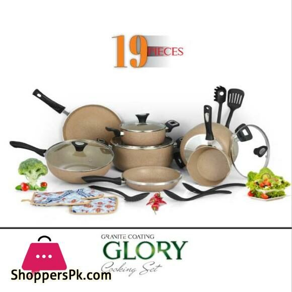 AR Non Stick Gift Pack Cookware Set 19 Pcs