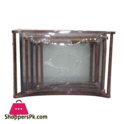 EW1118 3pcs serving Tray Glass