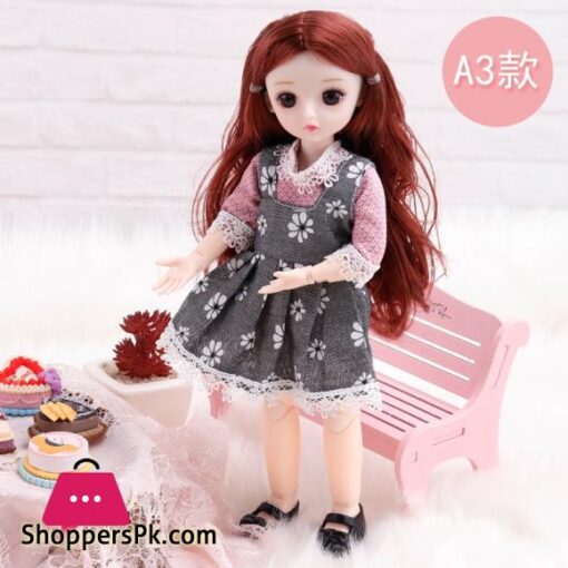 Super cute 30cm Barbie doll girl princess dress up toy bjd doll Ye Luoli birthday gift anak patung barbie doll toys girl