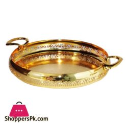 ZL2013659 Zolten Round Tray S Gold 6c