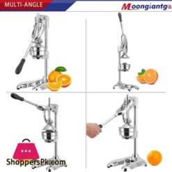 Moongiantgo Commercial Manual Juicer Hand Press Citrus Juicer Extractor Pomegranate Orange Lime Lemon Squeezer Fruit Juicer Machine