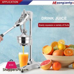 Moongiantgo Commercial Manual Juicer Hand Press Citrus Juicer Extractor Pomegranate Orange Lime Lemon Squeezer Fruit Juicer Machine