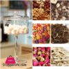 High Pastry Display Stand Wedding Dessert Fruit Tray Glass Dust Cover Candy Chocolate Jar Living Room Decoration Food Container Color D