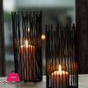 Nordic Christmas Glass Holders Table Vases Candles Valentines Day Candles Table Europe Modern Centro De Mesa Tealight Holder