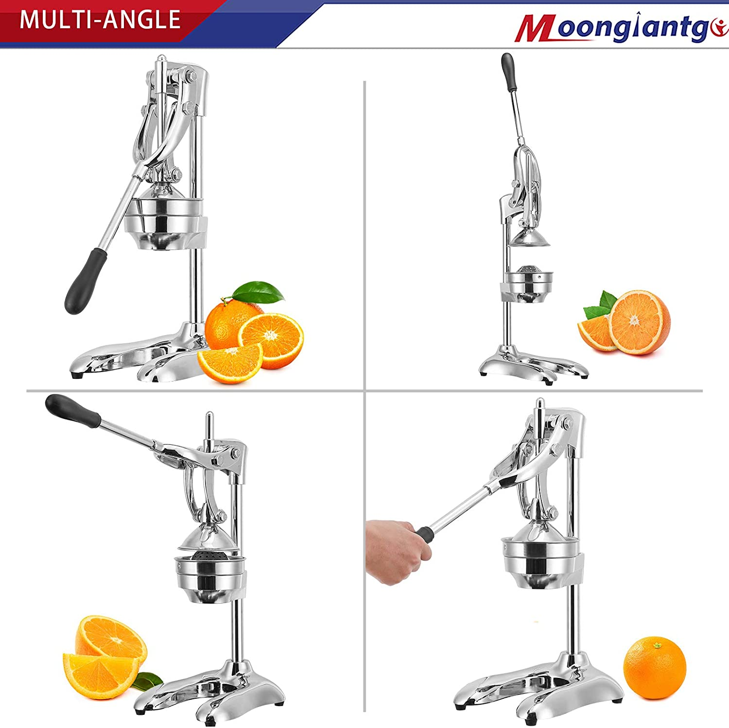 Commercial Manual Juicer Hand Press Citrus Juicer Extractor Pomegranate Orange Lime Lemon Squeezer Fruit Juicer Machine