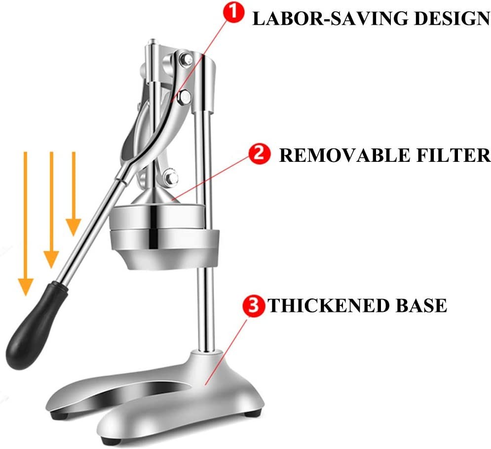 Commercial Manual Juicer Hand Press Citrus Juicer Extractor Pomegranate Orange Lime Lemon Squeezer Fruit Juicer Machine