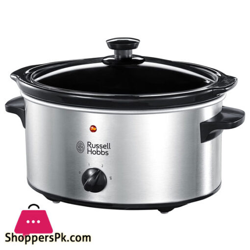 Russell Hobbs Slow Cooker Stainless Steel 6 Liter