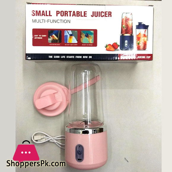 Portable USB Orange Juicer Rechargeable Multifunctional Household Juice Machine Mini Juicer Cup Electric Juicer 45W Wireless, Size: 1300mAh Single