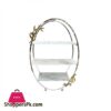 WB469 Oval 3Tier Pastry ORCHID 6c