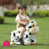 Kids Plush Rechargeable Cow Ride-Ons Car