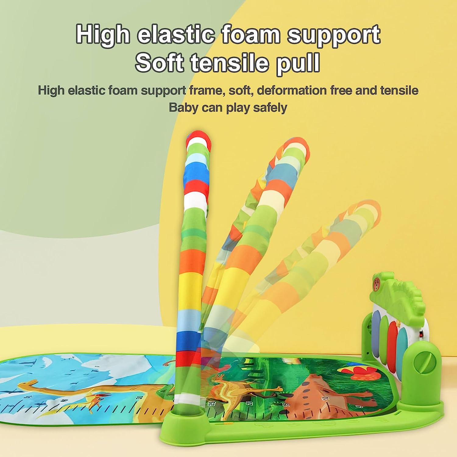 Baby Play Mat Baby Gym Piano With Music &Amp; Lights 25 Baby Play Mat Baby Gym Piano With Music &Amp; Lights