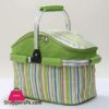 20L Insulated Picnic Basket Large Aluminum Frame Basket Cooler Bag Ultra size Folding Collapsible Basket