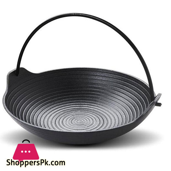 Cast Iron Frying Pan Skillet Grill Camping Fry Pan Kitchen Cookware