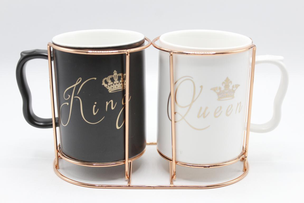 King And Queen Ceramic Couple Mug NY226