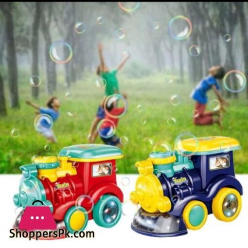 Cartoon Train BUBBLE MUSIC TOY for Boys Girls