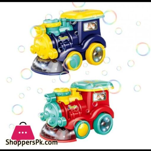 Cartoon Train BUBBLE MUSIC TOY for Boys Girls