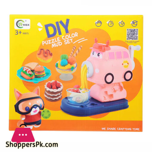 DIY Color Dough Set Cute Car Playset