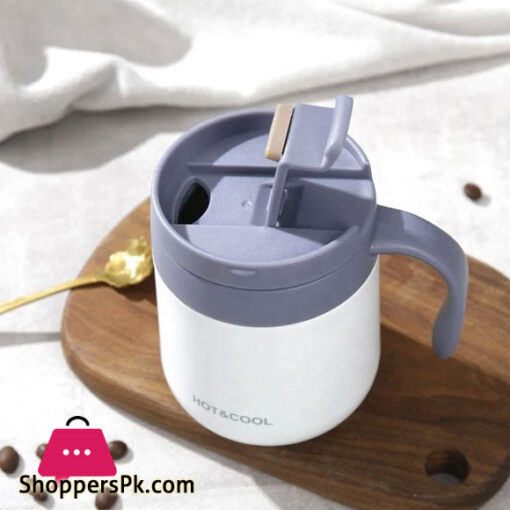 350-ML Portable Office Insulated Mugs Stainless Steel Thermos Cup Cold And Hot Hot Sale Cute Water Cup With Handle