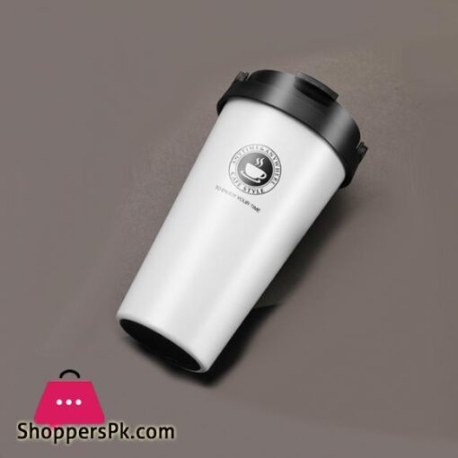 500ML Insulated Mug Cup Pattern Leak proof Stainless Steel Vacuum Coffee Cup for Travel