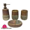 Ceramic Bathroom Set Set Of 4Pcs