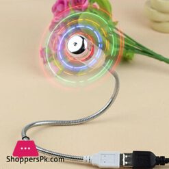 Desktop Fan Flexible 360 Degree Adjustment Luminous Pocket Fan