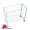 ESS9908 V Shape 2 Layer Plate Rack White