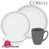 Corelle Dinnerware 16 Pcs Mystic Gray