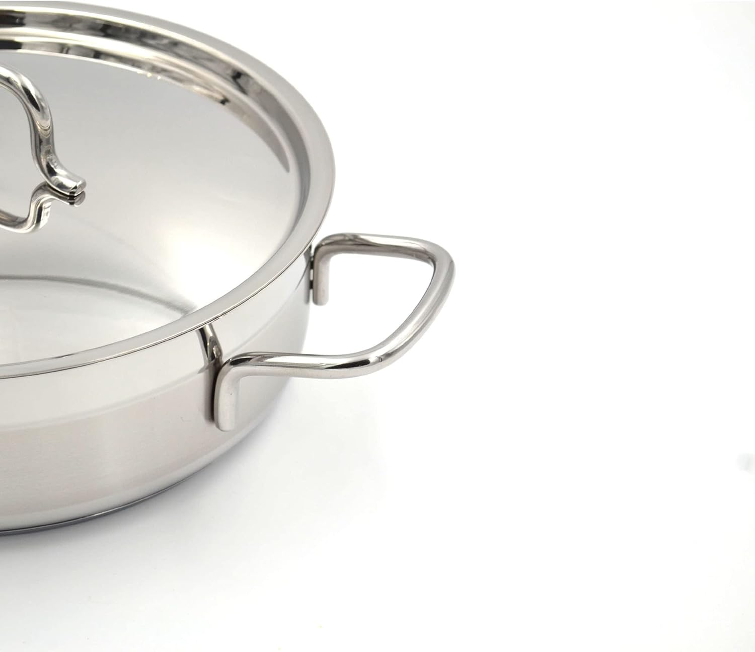 Buy Saflon Safinox Flavia Stainless Steel Deep Cooking Pot + Steel Lid  Induction Ready and Dishwasher Safe - 26 CM at Best Price in Pakistan