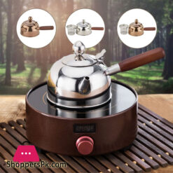 Stainless Steel Tea Kettle Anti-scalding Handle for Induction Cooker 550Ml Capacity True Color