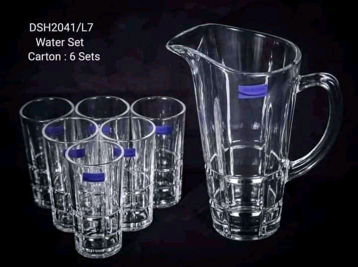 Delisoga Fancy Glass Cup - Set of 6 Price: Kshs. 650/