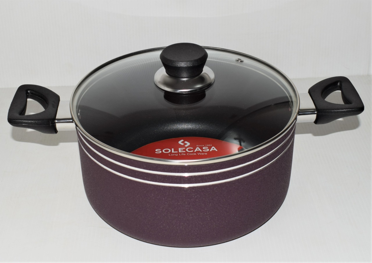 Buy Saflon Safinox Flavia Stainless Steel Deep Cooking Pot + Steel Lid  Induction Ready and Dishwasher Safe - 26 CM at Best Price in Pakistan