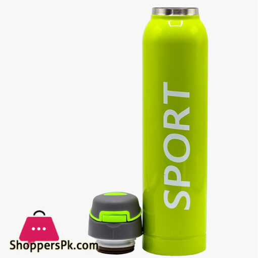 Sports Water Bottle Green 500 Ml 1 Piece