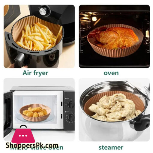 50 Pieces Multi-Purpose Non-Stick Air-Fryer Liner