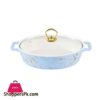 BR8873 12 Oval Dish With Glass Lid