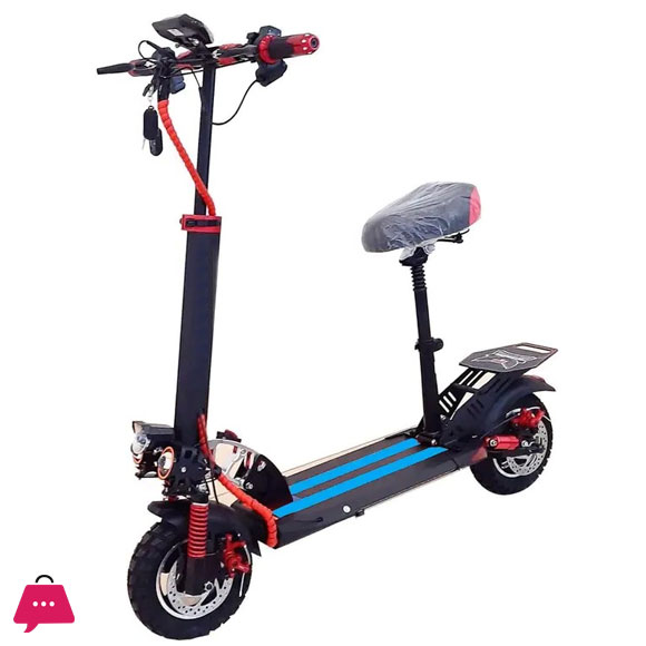 E-Scooter with Big Digital Meter Electric Scooter with Dual Shock Absorbers 48v 18Ah
