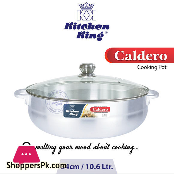 Kitchen King Caldero Pot Glass Lid 34cm