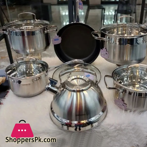 KORKMAZ TOMBIK NEW 12 PCS COOKWARE SET A1888 TURKEY