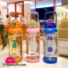 Water Bottle with Straw BPA Free Material Ideal for Gym,Outdoor Sport,Home & Office 1800ML