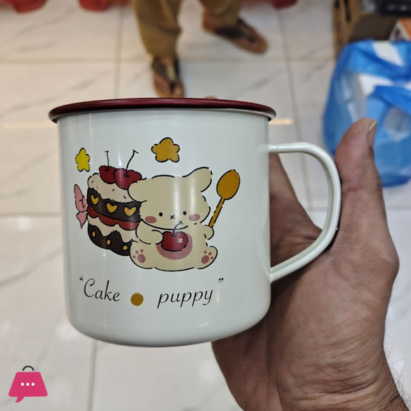 Enameled ware (Taam Chini) Mugs 1-Pcs Random Design