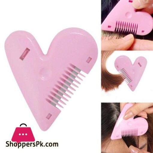 The vechase Hair Cutting Comb With Blade Bangs Hair Trimmer Pubic Hair Remover Razor Trimming Tools For everyone Kids hait cutting comb