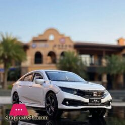 132 Honda Civic Model Car Diecast Toy Car model Sound Light Vehicle