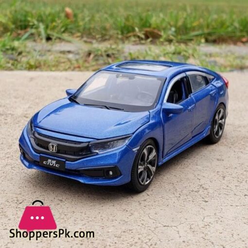 132 Honda Civic Model Car Diecast Toy Car model Sound Light Vehicle