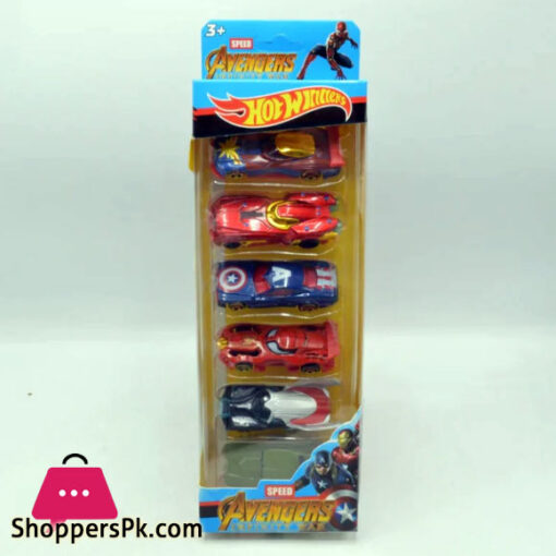 Avengers Hot Wheel Metal Cars For KIds 6Pcs