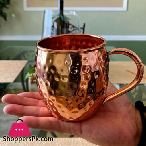 Hammered Drinking Copper Mugs1-Pcs