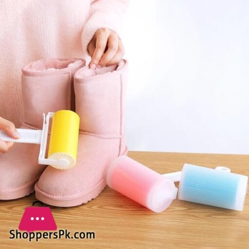 Household Washable Clothes Lint Hair Removal Rollers with Lid Wool Viscose Pet Hair Sticky Roller Brush