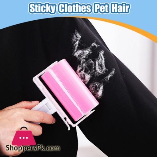 Household Washable Clothes Lint Hair Removal Rollers with Lid Wool Viscose Pet Hair Sticky Roller Brush